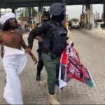 Police Arrest #EndSARSMemorial Protesters at Lekki Tollgate | Daily Report Nigeria