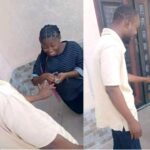 Reactions as Nekede Poly Student Proposes to Her Long Time Boyfriend | Daily Report Nigeria