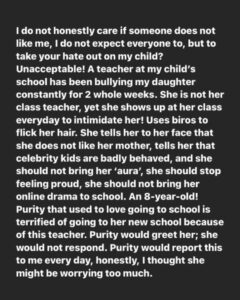 Actress Mercy Johnson Issues Warning to Teacher Who Constantly Bully Her 8-Year-Old Daughter | Daily Report Nigeria