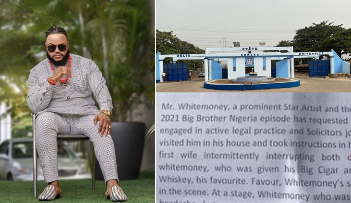 Reactions as BBNaija's Whitemoney is Set as Law Exam in DELSU | Daily Report Nigeria