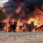 Two Dead,Vehicles, Shops Razed in Tanker Explosion in Niger | Daily Report Nigeria