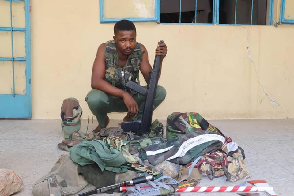 Fake Soldier Arrested, While Trying to Secure Release of His Friend in Police Custody | Daily Report Nigeria