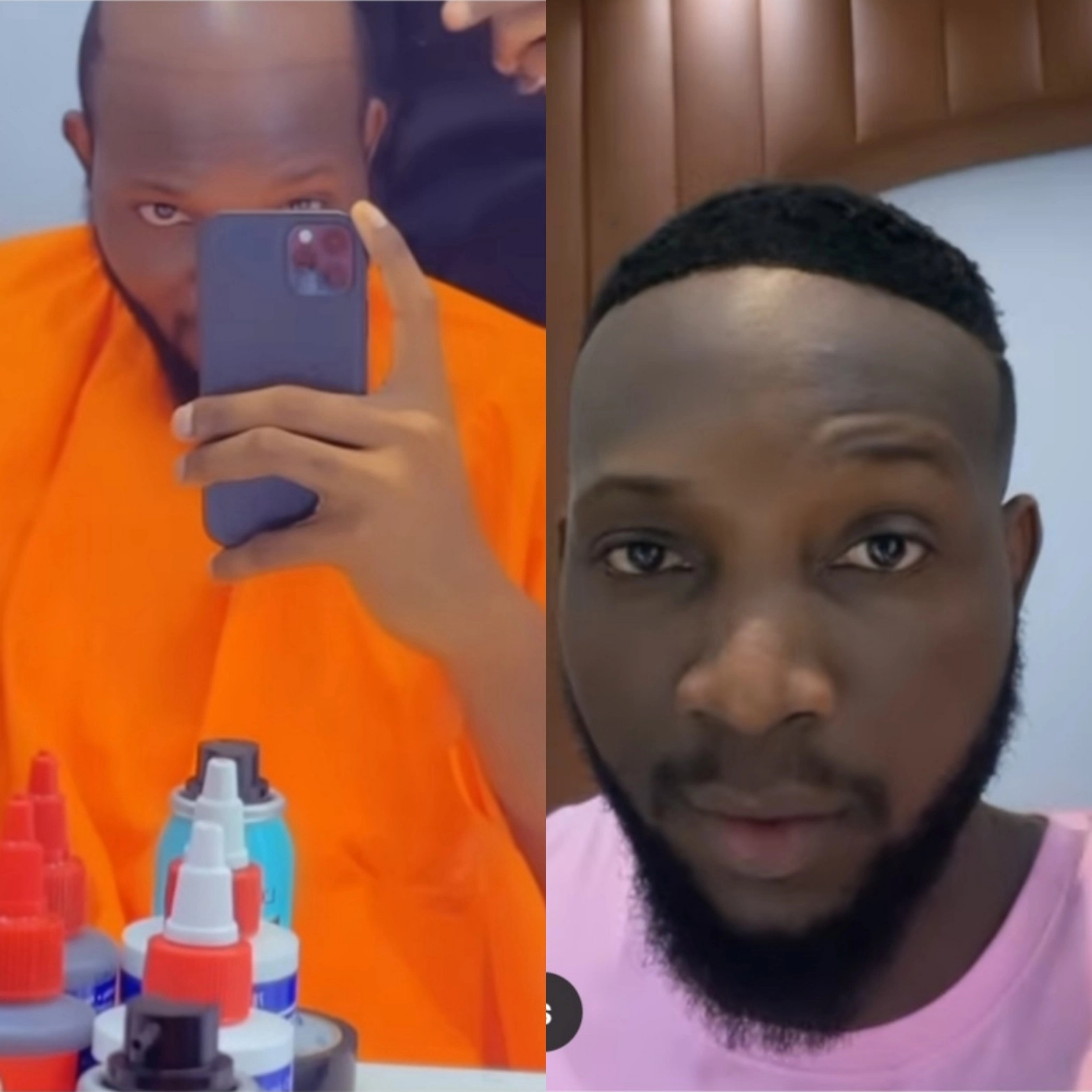 BBNaija Star, Tuoyo Fixes Artificial Hair to Cover His Baldness [VIDEO] | Daily Report Nigeria