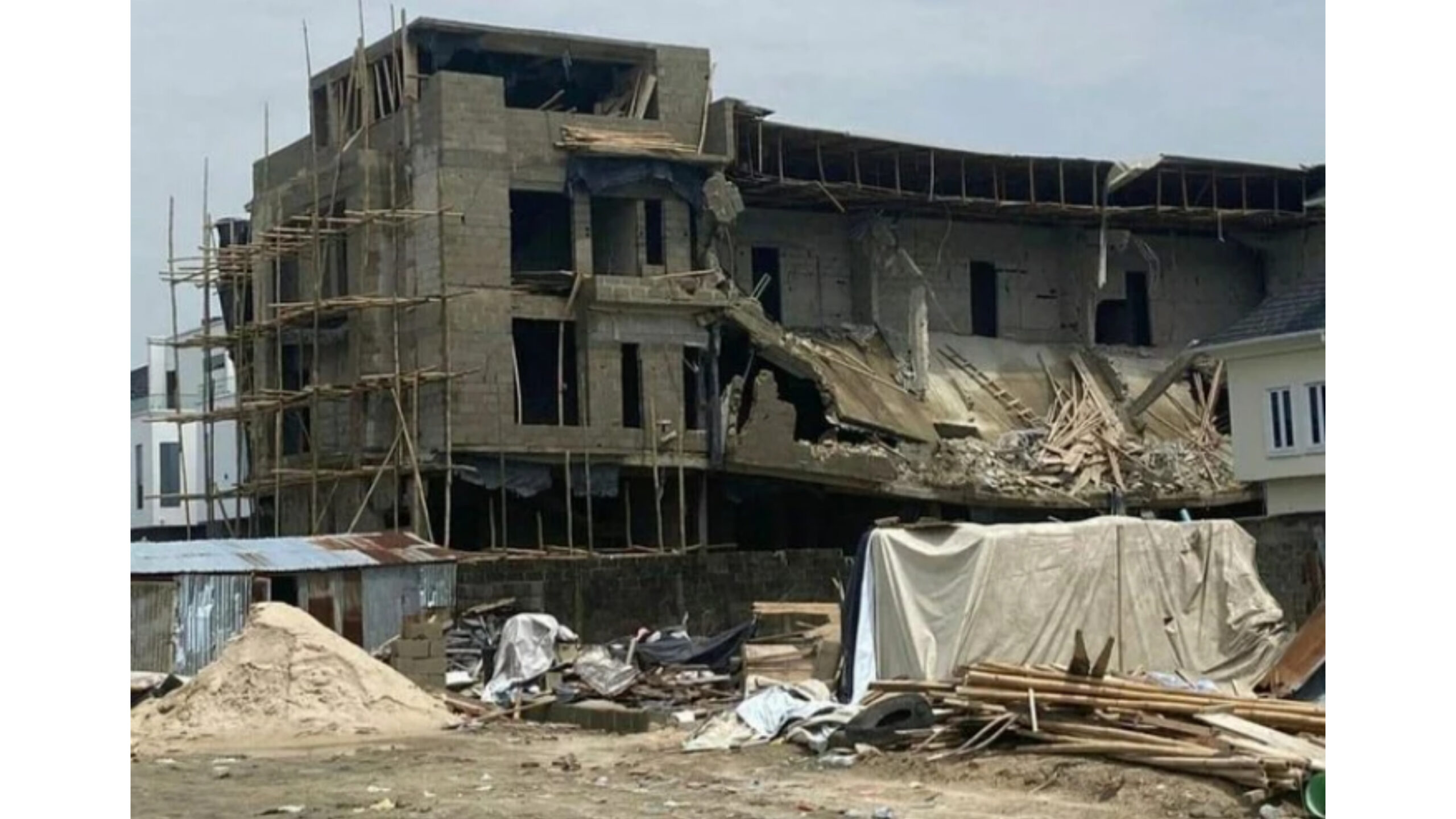 Another Storey Building Collapses in Lagos | Daily Report Nigeria