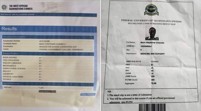 Young Girl Celebrated For Getting Straight As in WAEC Exam | Daily Report Nigeria