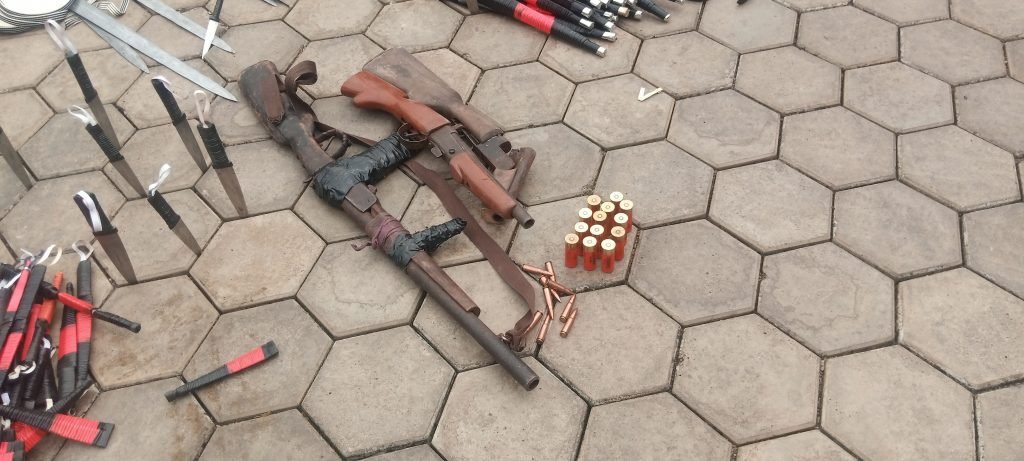 Amotekun Arrest Bandits With Over 500 Weapons Hidden Inside Tiger Nut Bags in Ondo | Daily Report Nigeria