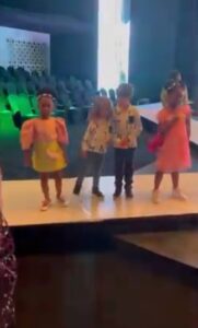 "Proud Daddy" - Patoranking's 3-Year-Old Daughter, Wilmer, Models in Lagos Fashion Week | Daily Report Nigeria