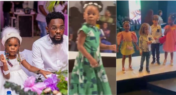 "Proud Daddy" - Patoranking's 3-Year-Old Daughter, Wilmer, Models in Lagos Fashion Week | Daily Report Nigeria