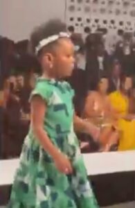 "Proud Daddy" - Patoranking's 3-Year-Old Daughter, Wilmer, Models in Lagos Fashion Week | Daily Report Nigeria