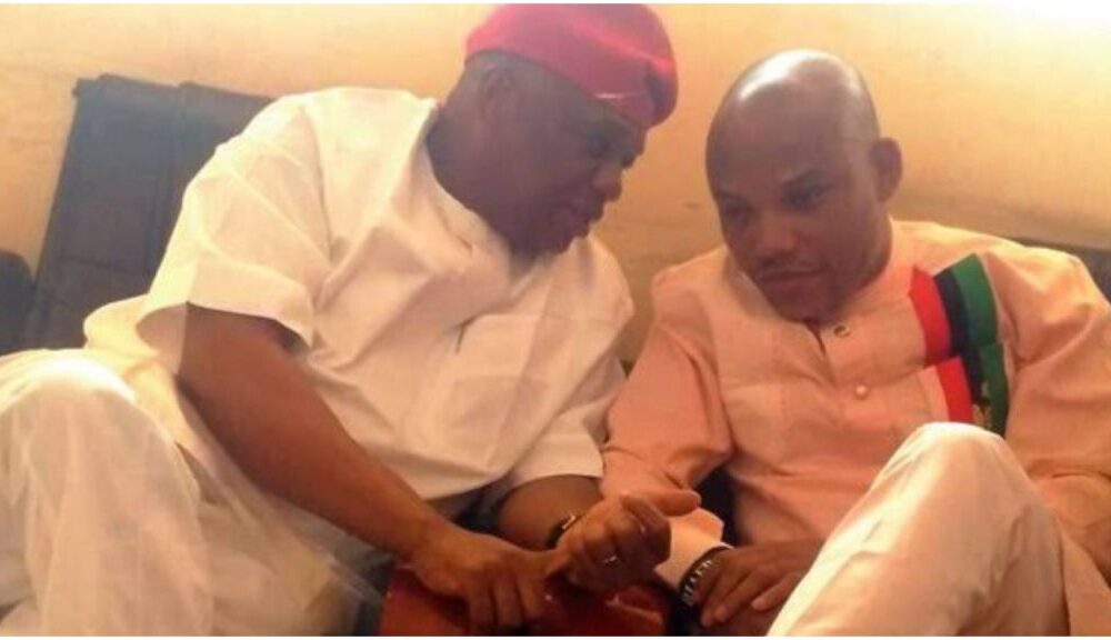 Senator Orji Kalu Meets Nnamdi Kanu At DSS Custody | Daily Report Nigeria