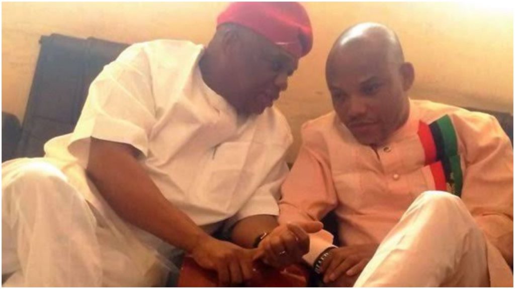 Senator Orji Kalu Meets Nnamdi Kanu At DSS Custody | Daily Report Nigeria