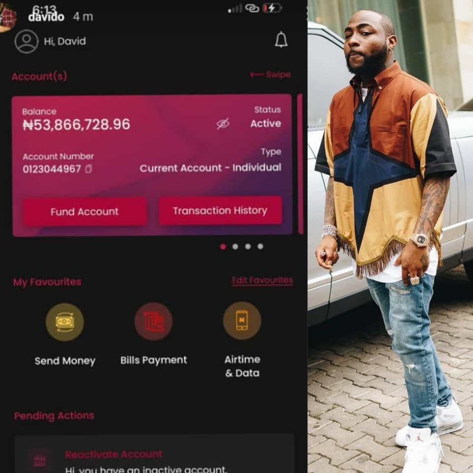 Davido Receives N70 million From Fans After Jokingly Asking For a Donation | Daily Report Nigeria