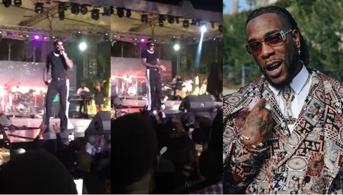 Fans Go Wild as Burna Boy Sprays Money During Concert [VIDEO] | Daily Report Nigeria