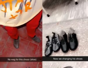 Actress Funke Akindele Blesses Her Plumber With New Pair of Shoes | Daily Report Nigeria