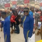 Reactions as Nigerian Lady Proposes to Boyfriend of 3 Years in a Mall | Daily Report Nigeria