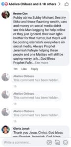 Nigerians Drag Father Mbaka, Zubby Michael, Destiny Etiko, as Prophet Jeremiah Assists Another Nollywood Actor | Daily Report Nigeria