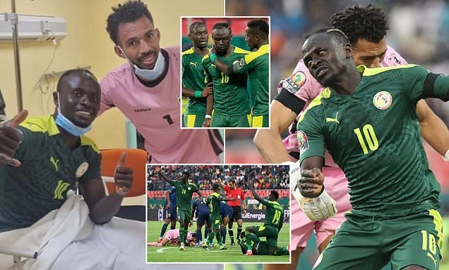 2021 AFCON: Sadio Mane Recovers in Hospital After Being knocked Out Cold in Senegal's 2-0 Win Over Cape Verde | Daily Report Nigeria