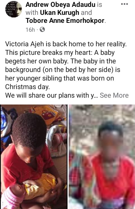 11-year-old Rape Victim Gives Birth to Baby Boy in Benue | Daily Report Nigeria