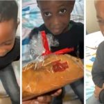 Boy Breaks Down in Tears, Rejects His Mum's Gift And Asks For a Baby Sister Instead [VIDEO] | Daily Report Nigeria