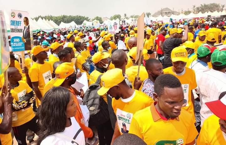 Delta 2023: Sheriff Oborevwori's Supporters Steal The Show at PDP Mega Rally | Daily Report Nigeria