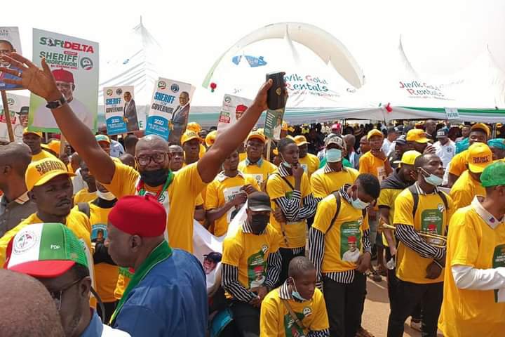 Delta 2023: Sheriff Oborevwori's Supporters Steal The Show at PDP Mega Rally | Daily Report Nigeria