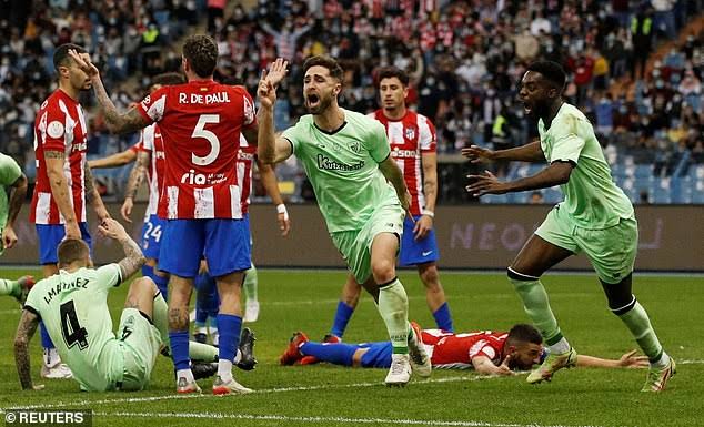 Spanish Super Cup: Williams' Goal Seals Bilbao Comeback Win Over Atletico in Semifinal | Daily Report Nigeria