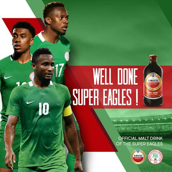 AFCON 2021: Amstel Malta Sponsors Super Eagles | Daily Report Nigeria