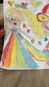 Fashion Designer Shows Off Beautiful Dress Made By Her Six-Year-Old Daughter | Daily Report Nigeria