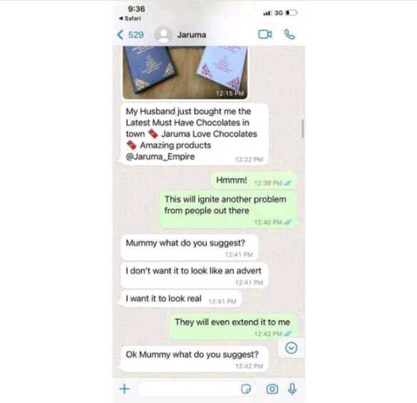 Leaked Chat Between Regina Daniels and Jaruma Surfaces | Daily Report Nigeria