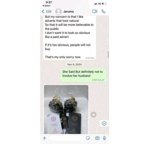 Leaked Chat Between Regina Daniels and Jaruma Surfaces | Daily Report Nigeria