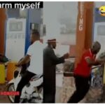 Comedian Plays Prank in Filling Station, Attempts to light Matches Because He's 'Feeling Cold' [WATCH] | Daily Report Nigeria