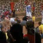 People Struggle To Pick Money as Man Lavishly Sprays 5 Naira Notes at Event [VIDEO] | Daily Report Nigeria