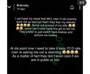 "The Rate at Which Men Are Asking Me Out is Alarming" - Bobrisky Laments | Daily Report Nigeria