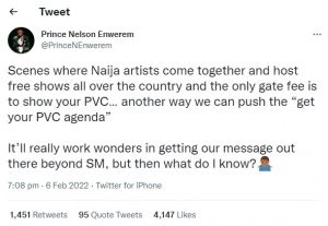 "Nigerian Artistes Should Host Free Shows And Demand PVC as Entrance Ticket" - BBNaija's Prince | Daily Report Nigeria