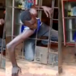 VIDEO: Man Caught Red-handed Sneaking Into Shop in Broad Daylight | Daily Report Nigeria