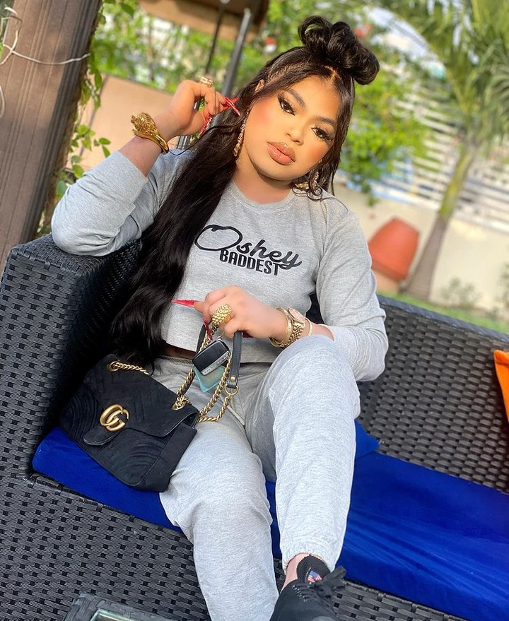 "I love him and I keep tripping for his heart because he has a good one" – Bobrisky Hails Davido | Daily Report Nigeria