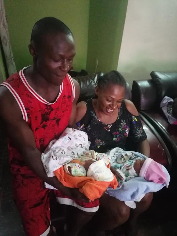 Nigerian Couple Welcome Twins After 18 Years Waiting | Daily Report Nigeria