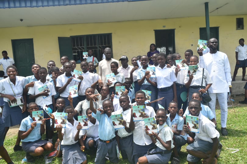 Miss Asaba, SAF Distribute Writing Materials to Schools in Delta Communities | Daily Report Nigeria