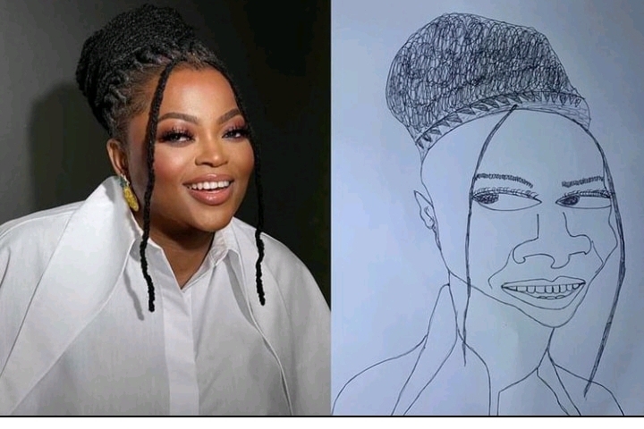 "If I Catch You, You Go Sweat Insider Winter" Funke Akindele Fumes at Artist Who Drew Her | Daily Report Nigeria