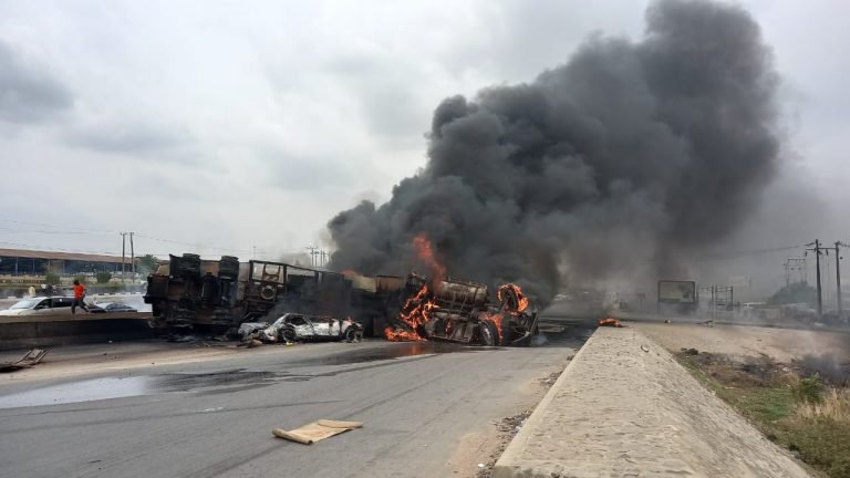 BREAKING: Diesel Tanker Explodes on Lagos-Ibadan Expressway | Daily Report Nigeria