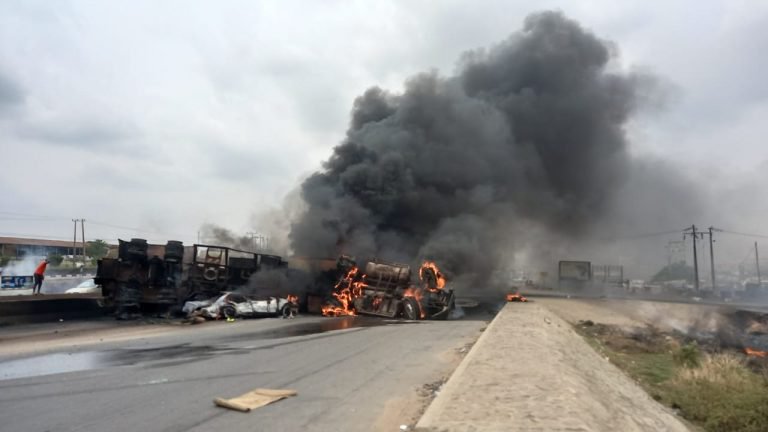 BREAKING: Diesel Tanker Explodes on Lagos-Ibadan Expressway | Daily Report Nigeria