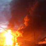 Fire Guts Odo Eran Plank Market in Lagos | Daily Report Nigeria