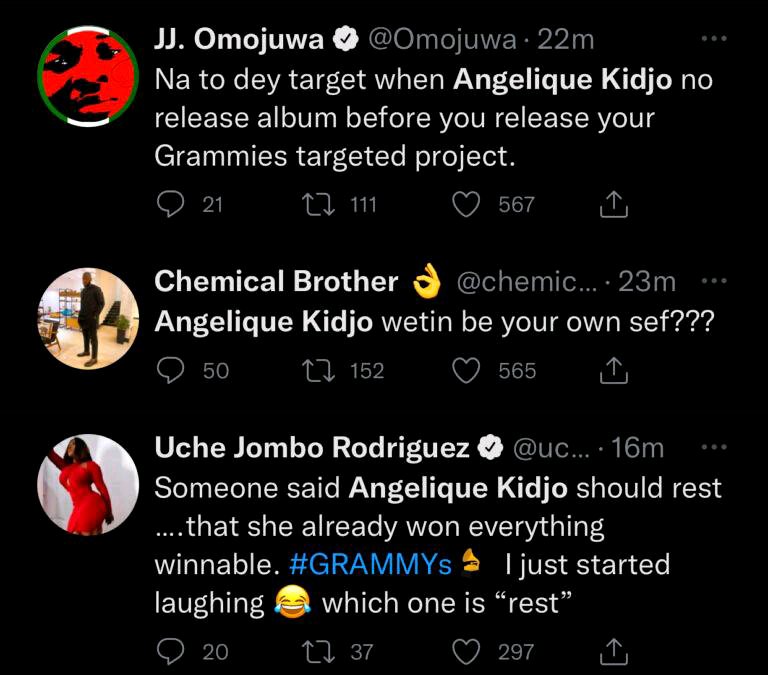 Grammys: Nigerians React as Angelique Kidjo Beats Wizkid, Femi Kuti, Made Kuti in Global Music Album Category | Daily Report Nigeria