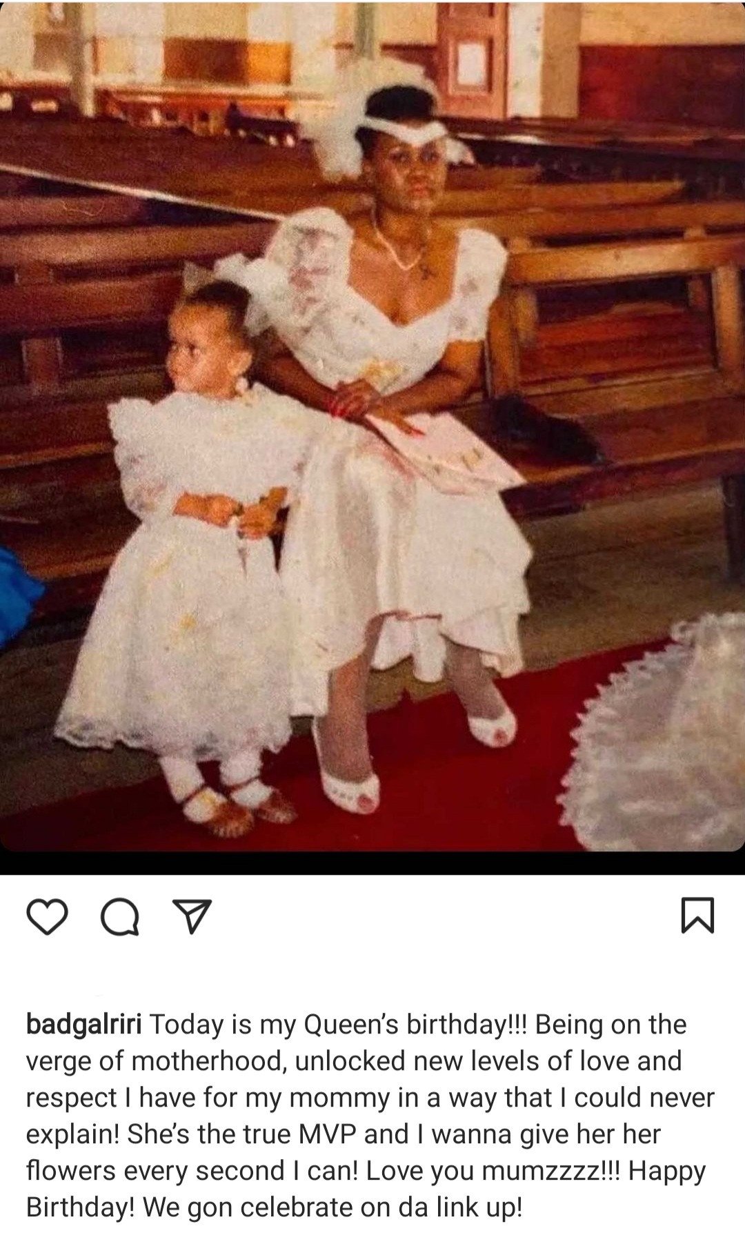 "Being on the verge of motherhood unlocked new levels of love and respect for my mommy" - Rihanna celebrates her Mum | Daily Report Nigeria