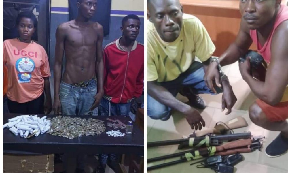 3 Suspected Illicit Drug Dealers, 2 Armed Robbers Arrested In Delta | Daily Report Nigeria