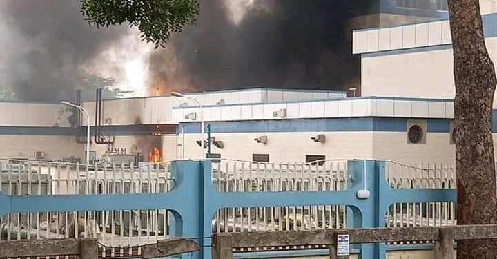 Breaking: Central Bank of Nigeria, Makurdi Branch on Fire | Daily Report Nigeria