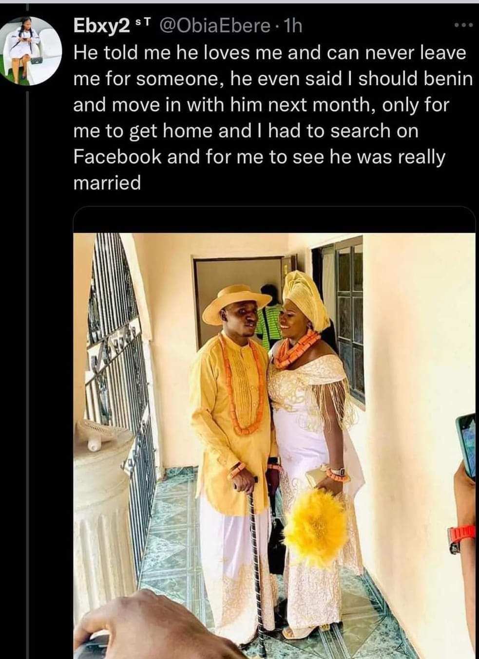 Lady Left Heartbroken After Her Fiancé Of 6 Years Got Married To Someone Else 3 Days After He Was With Her | Daily Report Nigeria