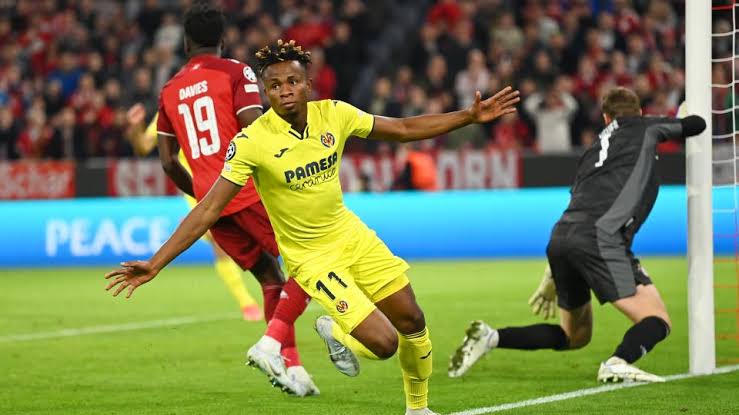 Chukwueze on Target as Villareal Knock Bayern Out of Champions League | Daily Report Nigeria