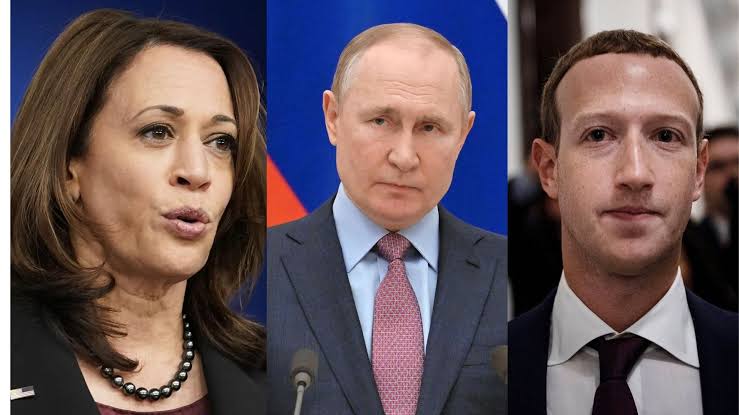 Russia Imposes Ban on Mark Zuckerberg, Kamala Harris, 88 Other Over Sanctions | Daily Report Nigeria