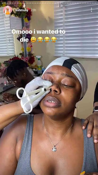 Nose Piercing Saga: BBN Angel's Mum at war with Ashmusy's Mum | Daily Report Nigeria